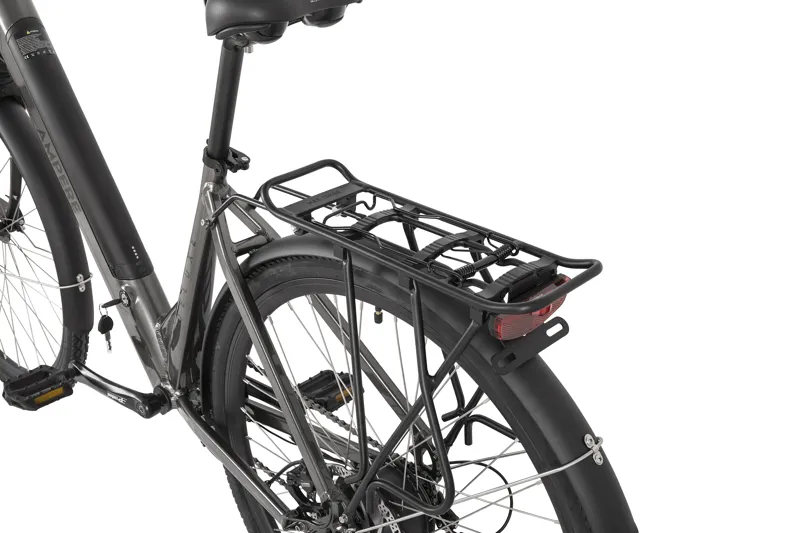 Ampere Deluxe Step Through 700c Wheel Electric Bike Grey-6